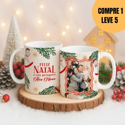 Arquivo Digital Natal V7 com Foto Artes para Canecas -5576