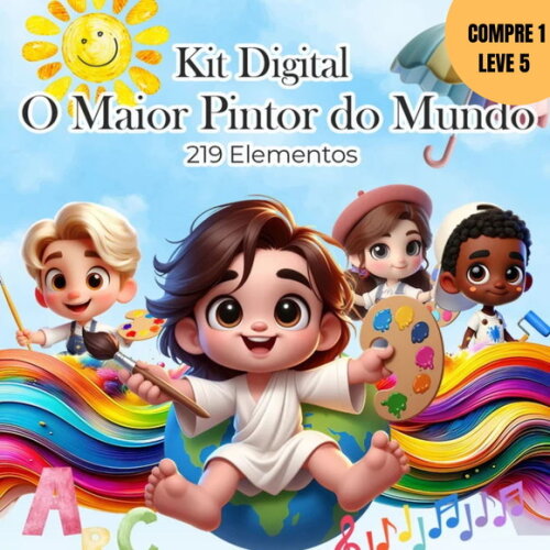 Arquivo Digital o Maior Pintor do Mundo Kit Digital -3210