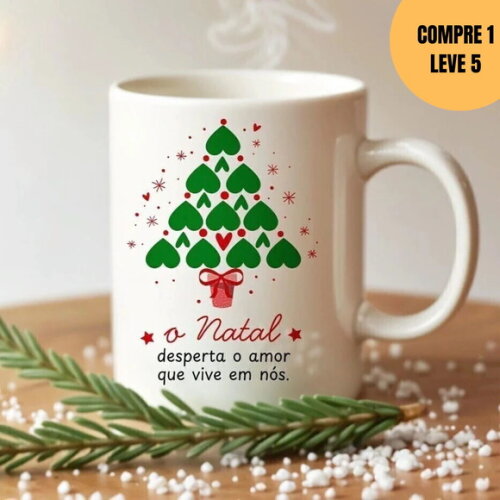 Arquivo Digital o Natal Desperta o Amor Arte Canecas -5960