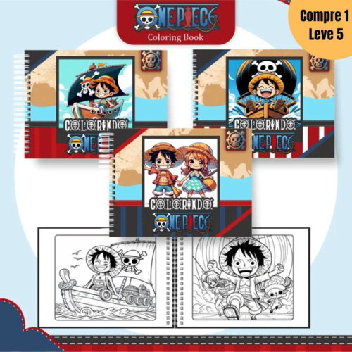 Arquivo Digital One Piece Livro de Colorir -1227