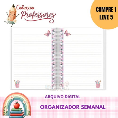 Arquivo Digital Organizador Semanal Professores -4904