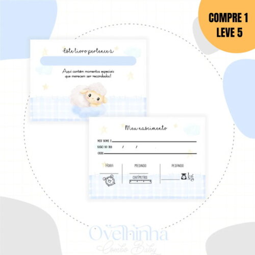 Arquivo Digital Ovelhinha Kit Maternidade -1943