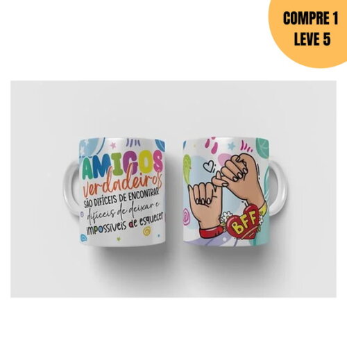 Arquivo Digital Pack Bff 4ever Arte para Canecas -1461