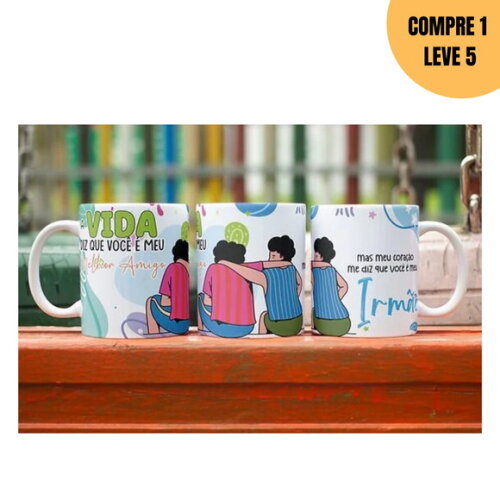 Arquivo Digital Pack Bff 4ever Arte para Canecas -1461