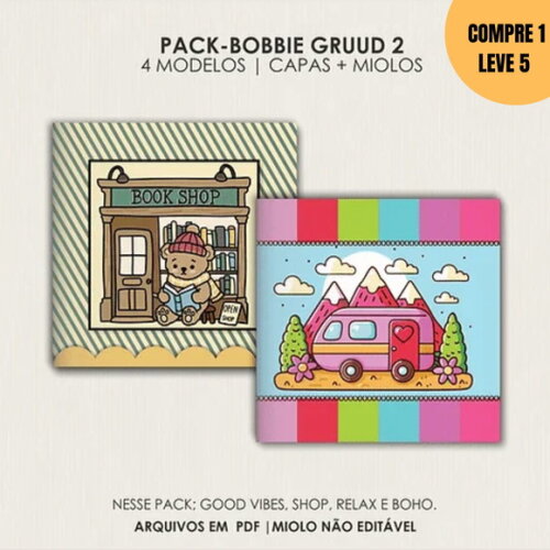 Arquivo Digital Pack Bobbie Gruuds -3423