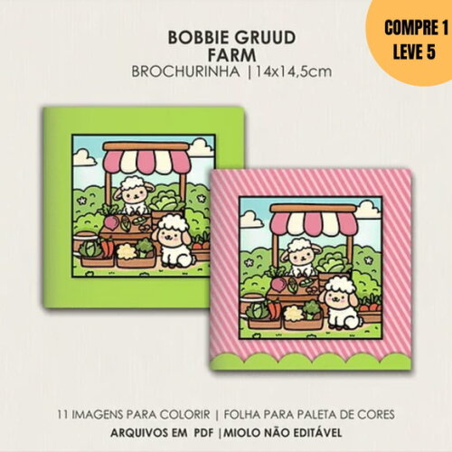 Arquivo Digital Pack Bobbie Gruuds 4 Modelos -3346