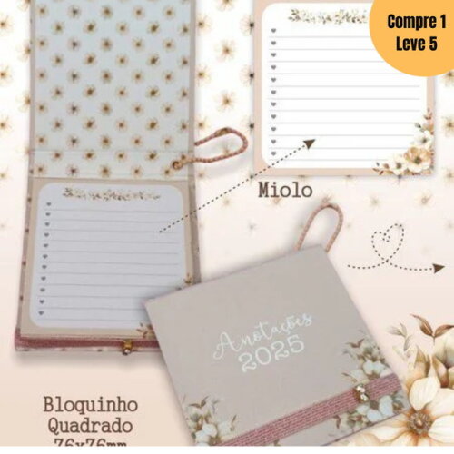 Arquivo Digital Pack Calendário Mesa A6 2025 -563