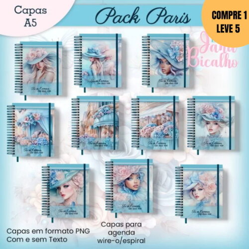 Arquivo Digital Pack Capas Paris -3017