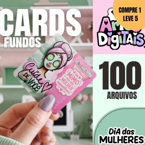 Arquivo Digital Pack Cards + Fundos Mulheres -2003