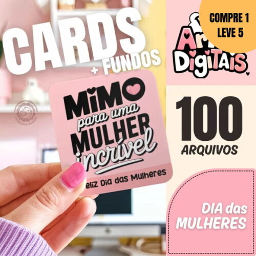 Arquivo Digital Pack Cards + Fundos Mulheres -2003