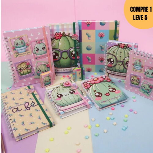 Arquivo Digital Pack de Capas Cactos -3373
