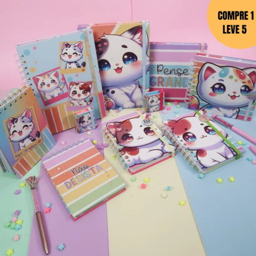 Arquivo Digital Pack de Capas Gatinhos -3375