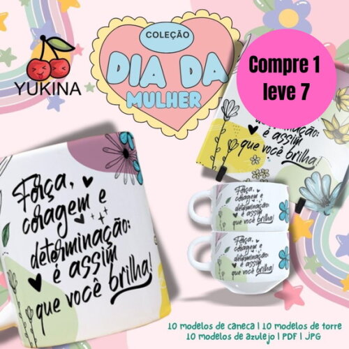 Arquivo Digital Pack Dia das Mulheres Frases -6540
