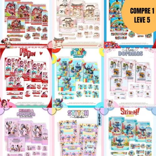 Arquivo Digital Pack Escolar 80 Temas 2026 -6123