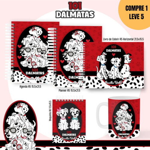 Arquivo Digital Pack Nostagia + Colorir 101 Dálmatas -2843