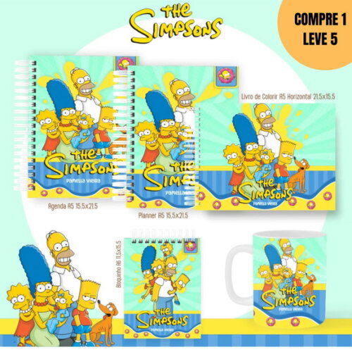 Arquivo Digital Pack Nostagia + Colorir Simpsons -2867