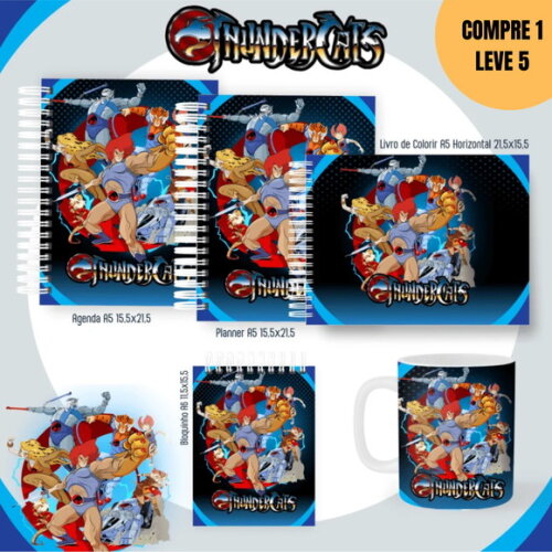 Arquivo Digital Pack Nostagia + Colorir Thundercats -2891