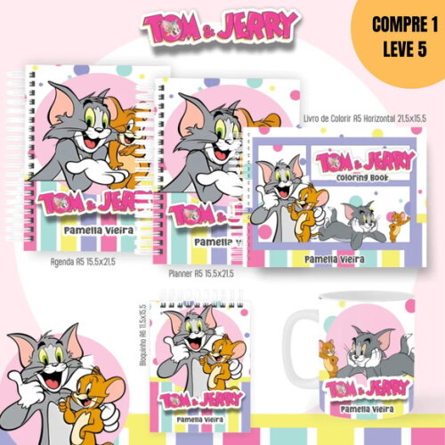 Arquivo Digital Pack Nostagia + Colorir Tom e Jerry -2887