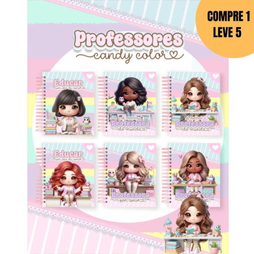 Arquivo Digital Pack Professora Candy 2026 -4715