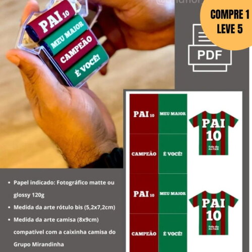 Arquivo Digital Pai Camisa 10 Dia dos Pais 2025 -4560