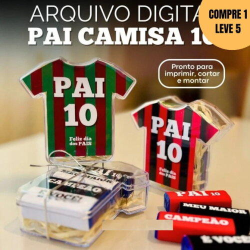 Arquivo Digital Pai Camisa 10 Dia dos Pais 2025 -4560