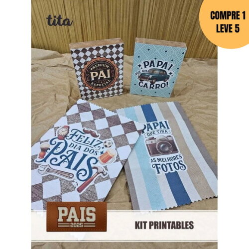 Arquivo Digital Pais 2025 Kit Printables -4442