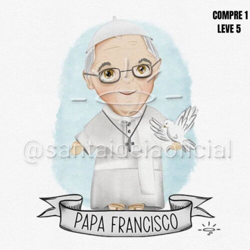 Arquivo Digital Papa Francisco Aquarela Kit Digital -3178