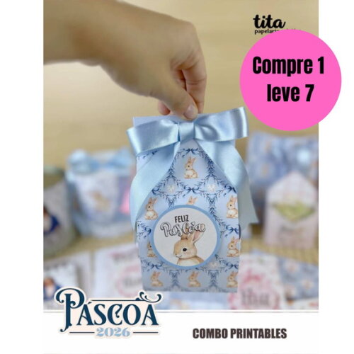 Arquivo Digital Páscoa 2026 Combo Printables -6615
