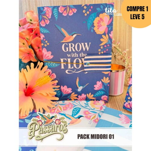 Arquivo Digital Pássaros Pack Midoris 01 -4099