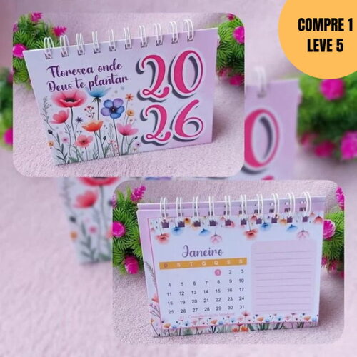 Arquivo Digital pdf Calendário de Mesa Floresça 2026 -6057
