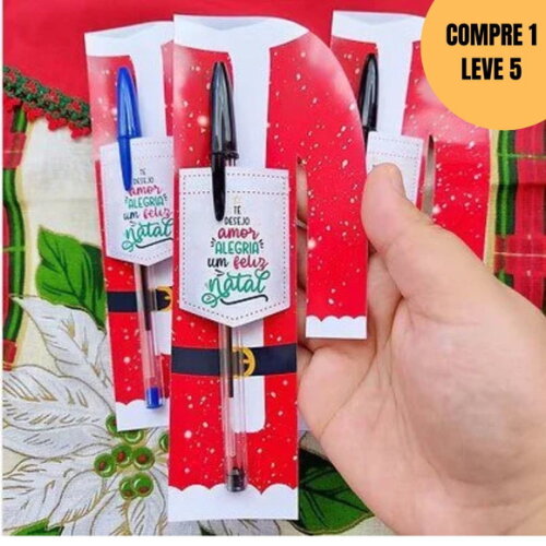 Arquivo Digital pdf Card Caneta Camisa Natal -5632