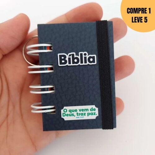 Arquivo Digital pdf Mini Bíblia Chaveiro Wire-o -2037