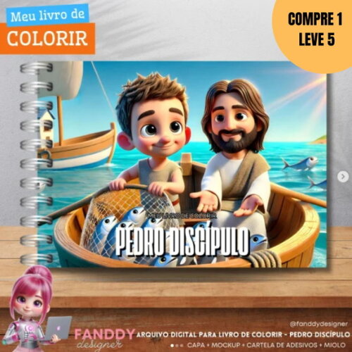 Arquivo Digital Pedro Discípulo Livro de Colorir -2297