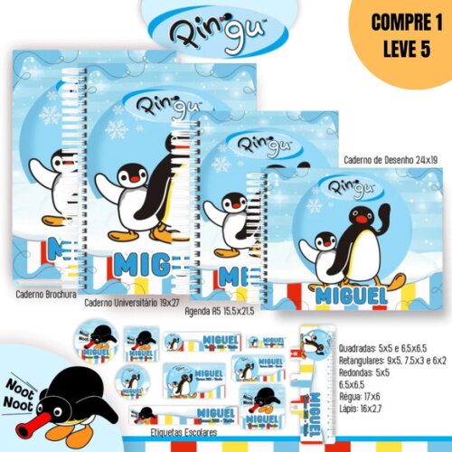 Arquivo Digital Pingu Kit Escolar 2025 -1469