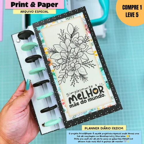 Arquivo Digital Planejador Diário Não Datado -2967