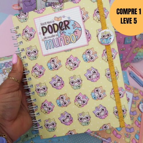 Arquivo Digital Planejador Semanal e Caderno -4927