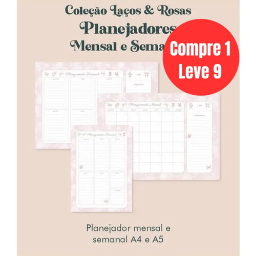 Arquivo Digital Planejadores Mensal e Semanal -6797