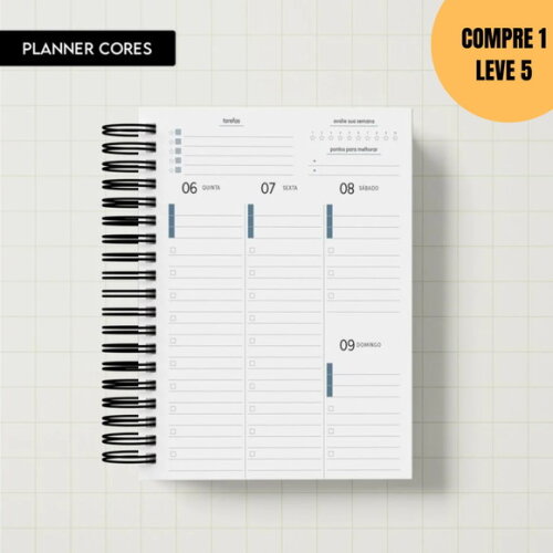 Arquivo Digital Planner Cores 2026 -5836
