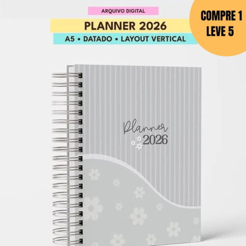 Arquivo Digital Planner Datado 2026 A5 Vertical -4712