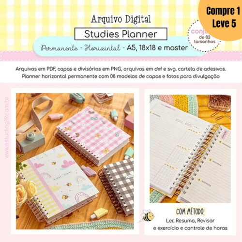 Arquivo Digital Planner de Estudos Permanente -899