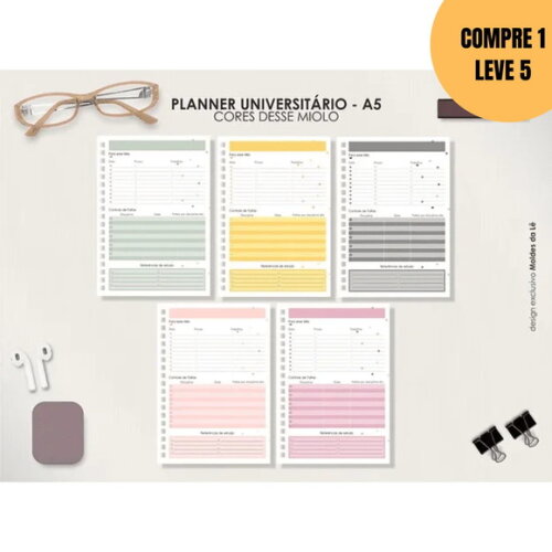 Arquivo Digital Planner Datado Vertical 2026 -6080