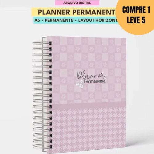 Arquivo Digital Planner Permanente A5 Horizontal -4796