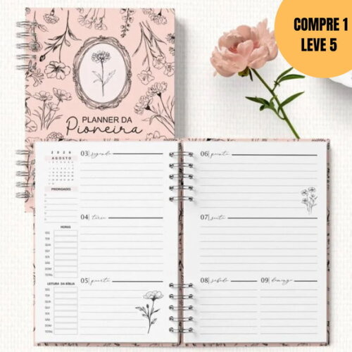 Arquivo Digital Planner Pioneira 2026 Completo -4764