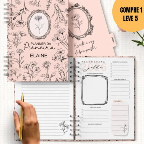 Arquivo Digital Planner Pioneira 2026 Completo -4764