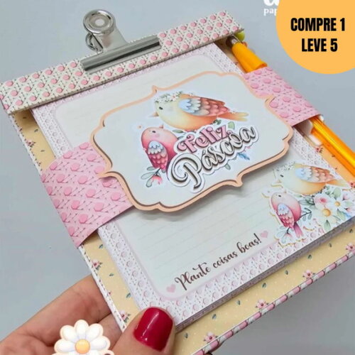 Arquivo Digital Prancheta Clipboard Páscoa -2126