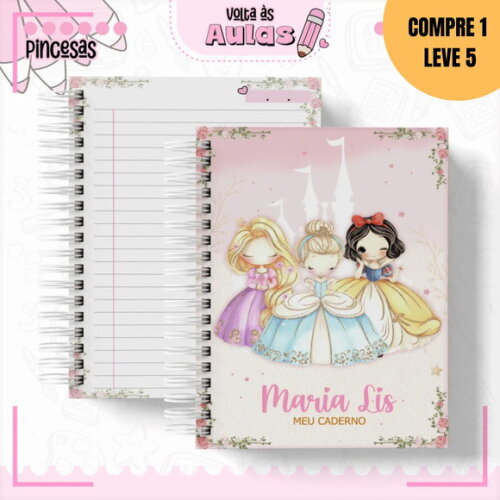 Arquivo Digital Princesas Kit Escolar 2025 -1627