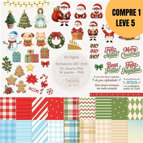Arquivo Digital Printables Completo Natal 2025 -5591