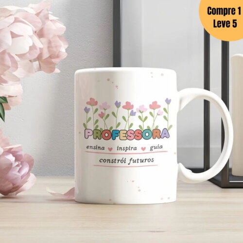 Arquivo Digital Professora Arte Avulsa Caneca -1109