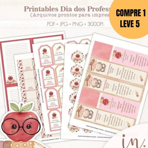 Arquivo Digital Printables Dia dos Professores -5363