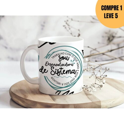 Arquivo Digital Profissão Escritório Estampas Canecas -4620